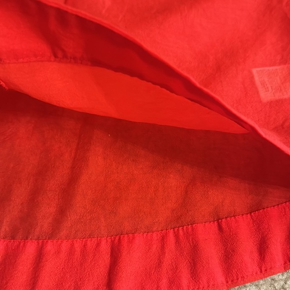 H&M Red Ruffle Top - Size US 10 - Picture 8 of 11